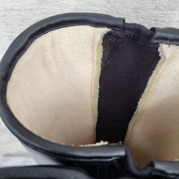 Dav Holloway Tall Black Lace Side Weatherproof Riding Boots Women's US 6 Euro 36 - Picture 3 of 16